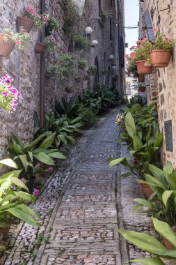 Spello, Perugia, ortaçağ şehir