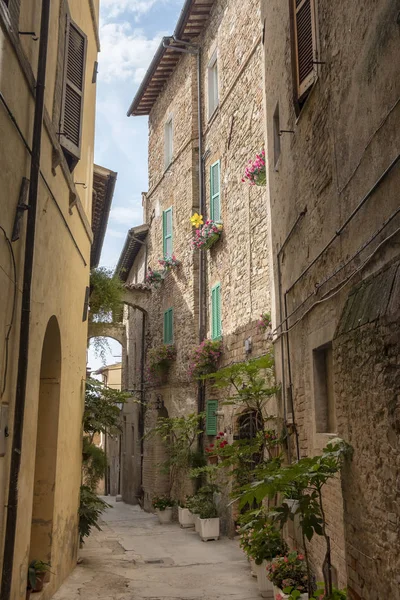 Bevagna (Perugia, Umbria), historic city — Stock Photo, Image