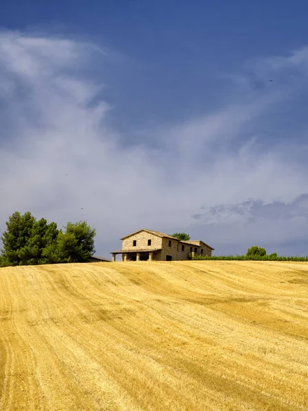 Paesaggio in Umbria d'estate — Foto Stock