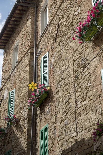 Bevagna (Perugia, Umbria), történelmi város — Stock Fotó