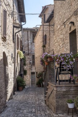Spello, Perugia, ortaçağ şehir