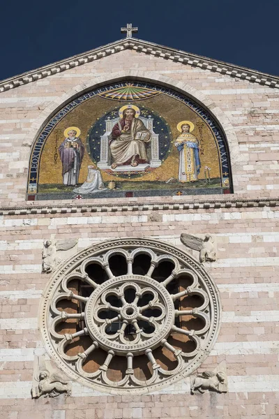 Foligno (Perugia, Itálie), katedrála — Stock fotografie