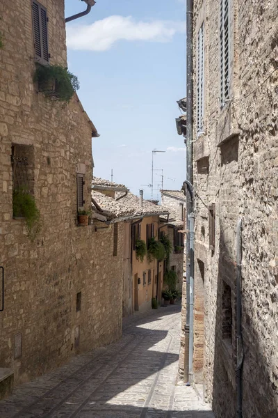 Spello, Perugia, ciudad medieval — Foto de Stock