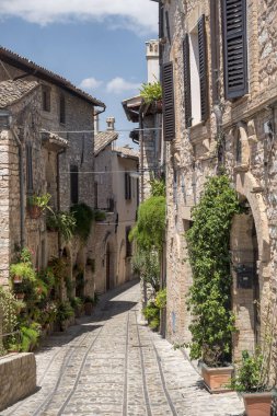 Spello, Perugia, ortaçağ şehir