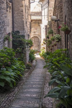 Spello, Perugia, ortaçağ şehir