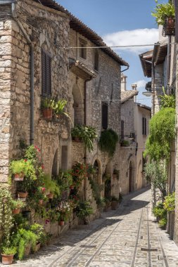 Spello, Perugia, ortaçağ şehir