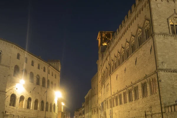 Perugia tarihi binalar — Stok fotoğraf