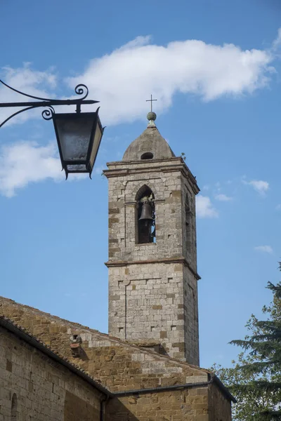 Trequanda, Siena, gamla byn — Stockfoto