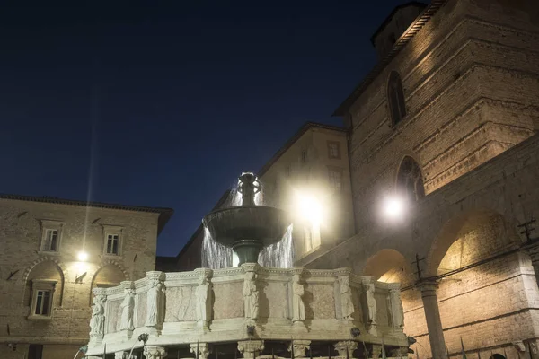 Perugia tarihi binalar — Stok fotoğraf