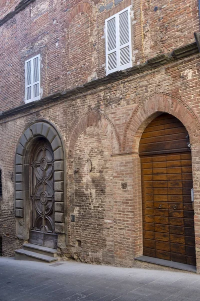 Zabytkowe miasto Citta della Pieve, Perugia, Włochy, — Zdjęcie stockowe