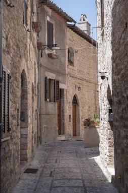 Spello, Perugia, ortaçağ şehir