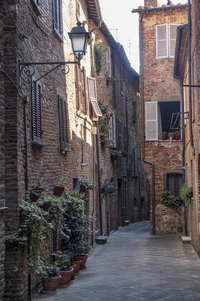 Citta della pieve, perugia, italien, historische stadt — Stockfoto