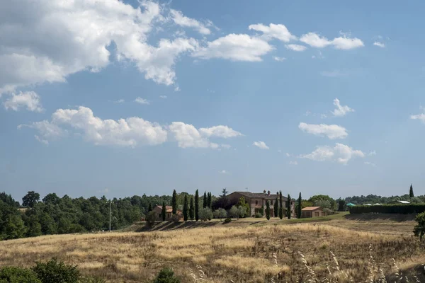 Krajobraz lato w pobliżu Perugii — Zdjęcie stockowe
