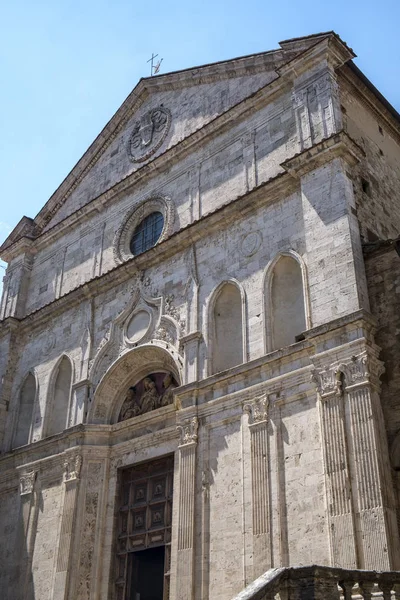 Montepulciano, Siena, Itália: edifícios históricos — Fotografia de Stock