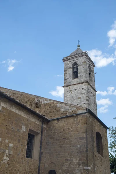 Trequanda, Siena, aldeia velha — Fotografia de Stock