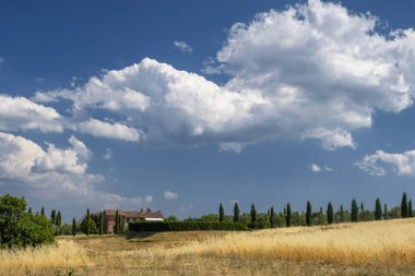 Yaz manzara Perugia yakınında