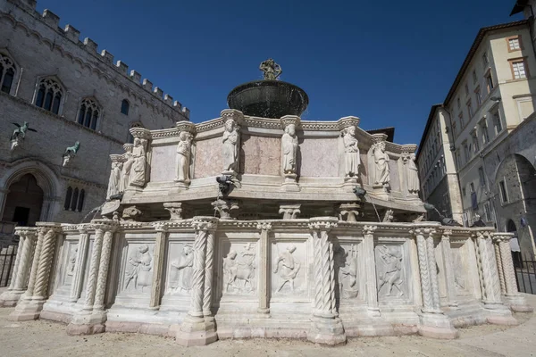 Perugia tarihi binalar — Stok fotoğraf