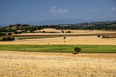 Yaz manzara Perugia yakınında