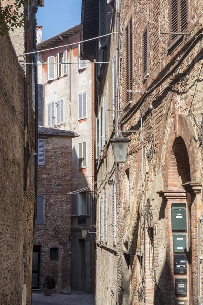 Citta della Pieve, Perugia, Italien, historiska staden — Stockfoto