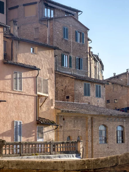 Siena, Italy: historic buildings — Stock Photo, Image