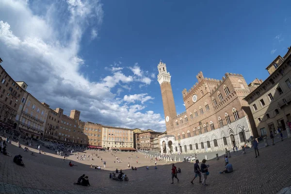 Siena, Italy: Piazza del Campo — Stock Photo, Image