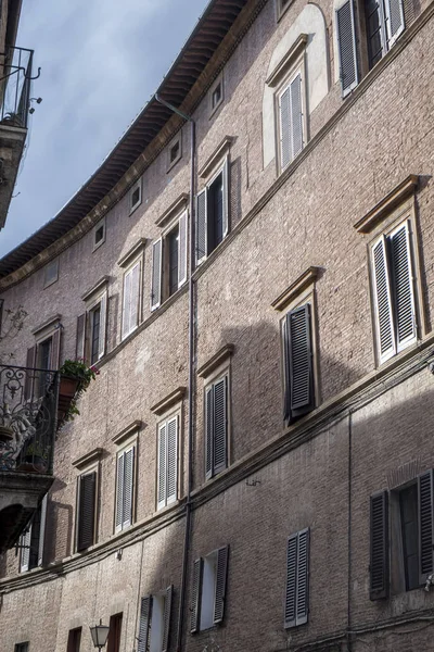 Siena, Itália: edifícios históricos — Fotografia de Stock