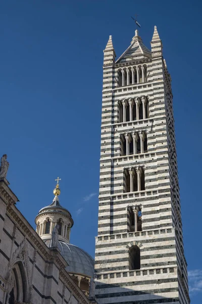 Siena, Italia: edificios históricos, la catedral (Duomo ) — Foto de Stock