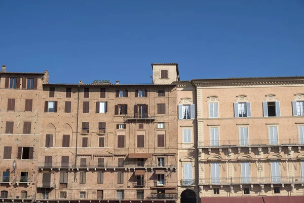 Siena, Italy: Piazza del Campo — Stock Photo, Image