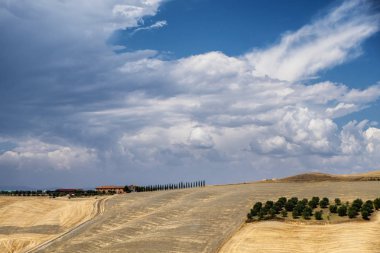 Tuscany: Siena için Asciano yoldan