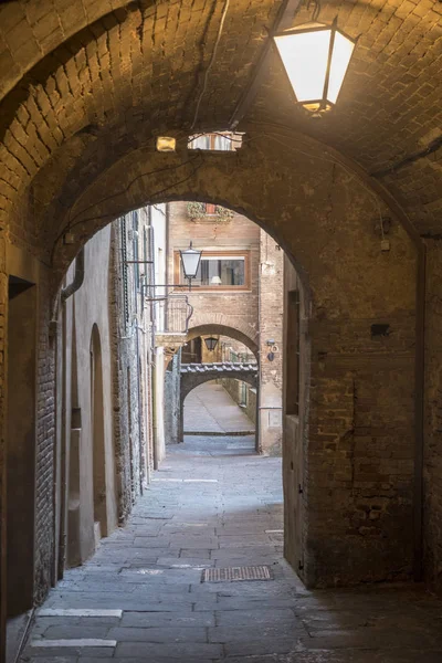 Siena, Itálie: historické budovy — Stock fotografie