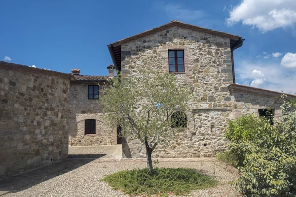 Antigua granja típica de la región del Chianti (Toscana ) —  Fotos de Stock