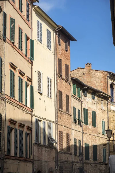 Siena, Italien: historiska byggnader — Stockfoto