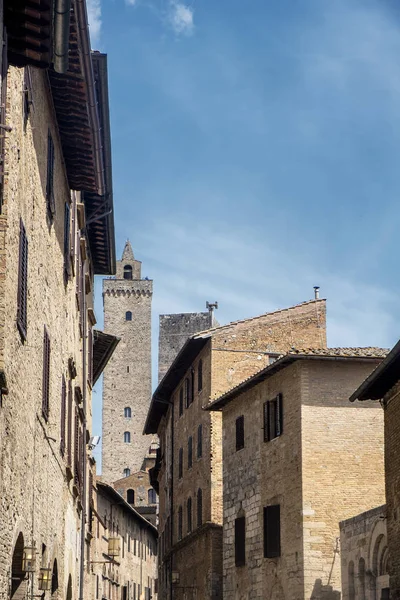 San Gimignano, Siena, de manhã — Fotografia de Stock