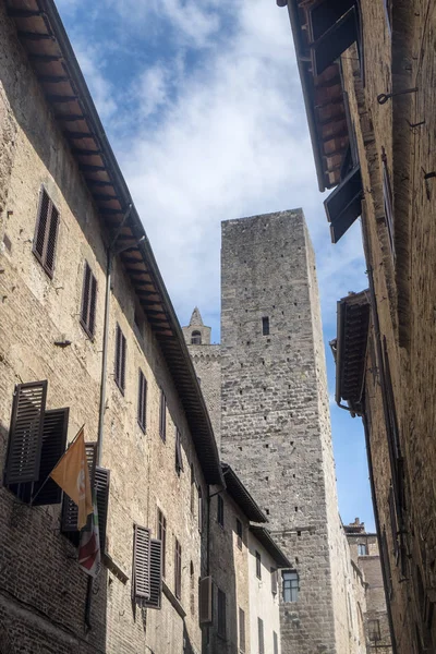 San Gimignano, Siena, at morning — Stock Photo, Image