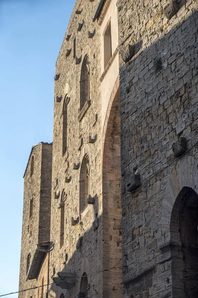De historische stad Volterra, Toscane, — Stockfoto