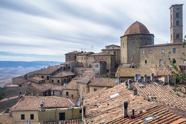 De historische stad Volterra, Toscane, — Stockfoto