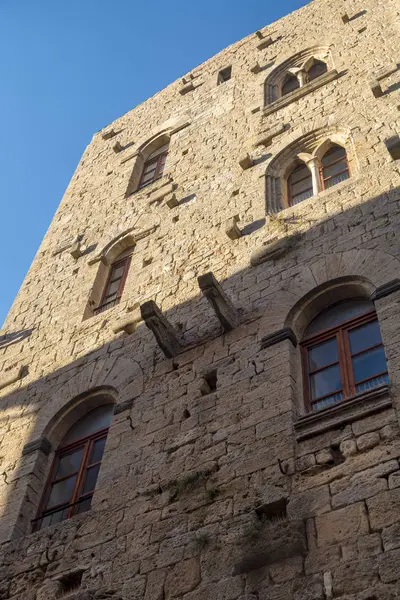 Volterra, Toskánsko, historické město — Stock fotografie