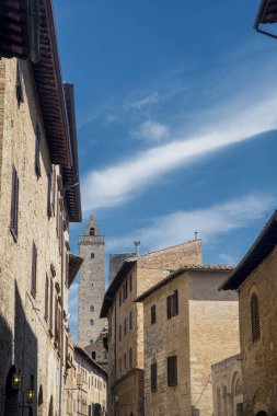 San Gimignano, Siena, sabah