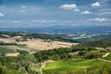 San Gimignano (Toskonya manzara)