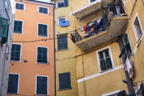 Lerici Italia Casas Coloridas —  Fotos de Stock