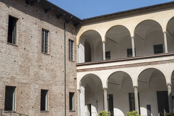 Piacenza: lo storico palazzo conosciuto come Palazzo Farnese — Foto Stock