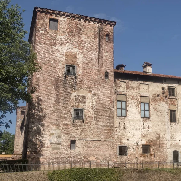 Melegnano, Milano, Italien: slottet — Stockfoto