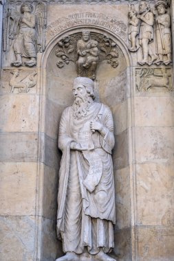 Fidenza, Parma, İtalya: katedral cephe