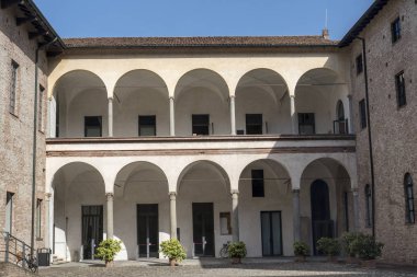 Piacenza: the historic building known as Palazzo Farnese clipart