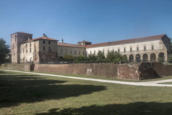 Melegnano, Milan, Italy: the castle — Stock Photo, Image