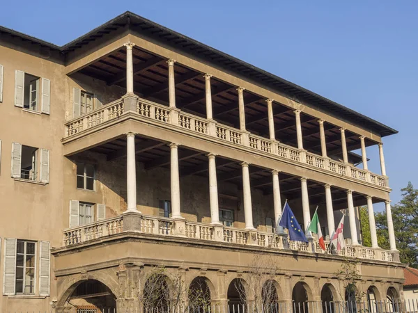 伦巴第 意大利 历史建筑的外部被称为别墅西蒙内塔 — 图库照片