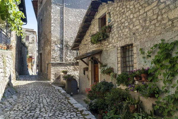 Sermoneta, historické město v provincii Latina — Stock fotografie