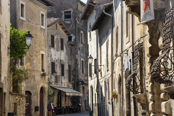 Sermoneta, historické město v provincii Latina — Stock fotografie