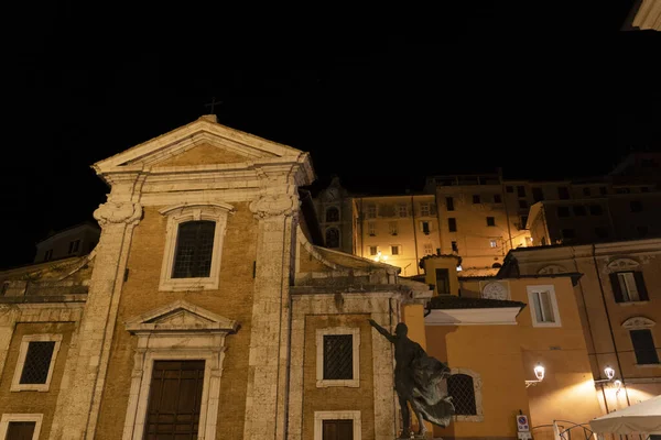 Arpino, Italia, de noche — Foto de Stock