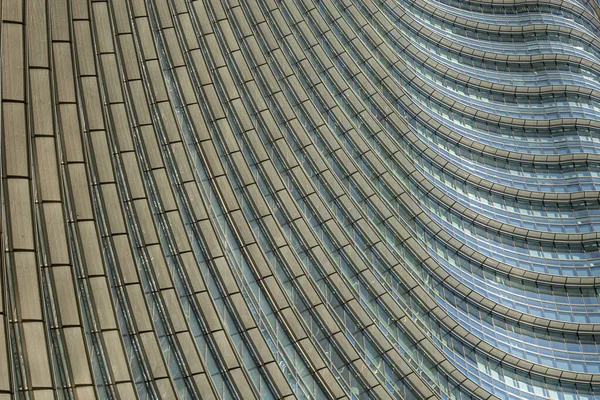 Moderna byggnader på Gae Aulenti torget i Milano — Stockfoto